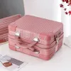 15 -Zoll -Multifunktions -Kosmetikkoffer für Reisehandbeutel Lagen tragbare Toilettenartikel Organizer Make -up -Tasche Koffer J6x9#