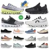 Lyxtränare CloudMonster Flats Running Shoes All White Cloudswift 3 Nova Run All Black OC Womens Cloud The Roger Shoe Cloudsurfer Light Blue Tenis Mujer Sneakers