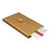 Metal Busin Card Holder Hand Push Card Case Bankkort Medlemskapspaket Ultra Thin Busin Organizer Packaging Box V5LU#