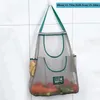Storage Bottles Household Fruit And Vegetable Mesh Bag Foldable Tote Shopping Reusable Recycling Containers