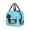 dachshund Thermal Insulated Lunch Bags Women Wiener Badger Sausage Dog Resuable Lunch Ctainer for Outdoor Picnic Food Box W7KX#