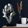 VORMIR Resin Abstract Figure Statue Vintage Bust Figurines Sculpture Home Bedroom Living Room Desktop Decor Accessories Object 240318