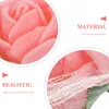 Fleurs décoratives 144 pièces Mini tête de Rose décoration de mariage fausse fleur artificielle pour décorer la fabrication artisanale