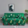 Chair Covers Christmas Four Seasons Elastic All-wrapped Dust-proof Sofa Cover Cushion Pattern
