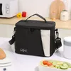 Borsa da pranzo isolata Grande borse per il pranzo per uomini uomini riutilizzabili per il pranzo con spalla regolabile M35A#