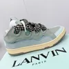 Sapatos de luxo lanvine sapatos casuais tênis langfan nova moda homens e mulheres casais pão sapatos anti odor versão coreana estrela mesma cabeça grande durável oi