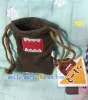 domo Kun Plush Drawstring Bag Pouch Cute Small Drawstring Pouch Anime Kawaii Storage Bag Organizer h8k5#