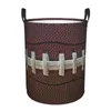 Laundry Bags Baseball Ball In Fire And Water Basket Foldable Clothes Toy Hamper Storage Bin For Kids Nursery Dirty