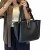 Mujeres Nuevo estilo simple Bolsa de asas con cremallera Diseñador de lujo Monederos y bolsos de gran capacidad Mujeres para el trabajo Cuero de color sólido 710N #