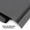 Adesivi per finestre ombra di carta in plastica Blocco del sole Film Piet One Way Black Reflective Innoors Films Sticker