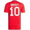 2024 Wales Soccer Jerseys Cymru Bale Wilson James Johnson Allen Giggs Brooks Ramsey Moore Vokes Smith Davies Ampadu Rodon Vokes Men Kids Maillot de Football Shirts