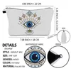 Turkish Blue Evil Eye Portable Femmes Travel Eco Rangement Sac de rangement Organisateur de la toile