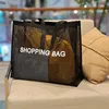 Nouveau sac de magasin en maille de grande capacité Tparent Sac de natation Sacs de plage Réutilisable Multi Épaule pour hommes Femmes Maman Sacs Sac fourre-tout D0y2 #