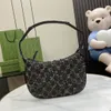 Borsa firmata Woc Borsa da donna di alta qualità Portafoglio Hobo Borsa nera Borse caviale Borsa a catena dorata sji3