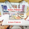 Återvinning Carto Sarah Kay Shop Bag Women Axel Linen Tote Bag Hållbar kawaii tjej livsmedelsbutikpåsar M0V0#