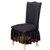 Housses de chaise extensibles en spandex, housse pliante universelle, protection à dossier haut pour décoration de fête de mariage, élastique