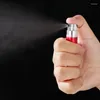 Garrafas de armazenamento 10ml galvanizado recarregável perfume portátil spray atomizador vidro vazio mini viagem recipientes líquidos cosméticos