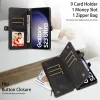 For Samsung Galaxy S24 S23 S22 S21 S20 FE Ultra PLUS A53 A73 A13 A34 A54 A52 Note 20 Case 5g Leather Flip Phone Bags Cover Protective Coque Funda with Strap Card Pocket