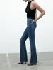 Jeans femminile primavera estate a cinque lavaggio tascabile slim a-line hery pulsante abbuffata alta bagliore per due colori