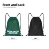 Aussi Motor Racing Sac à cordon hommes hommes femmes pliables gymnase sportive Sackpack Fernando numéro 14 sac à dos E7ie #