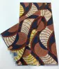 Tissu Nouveau Grand Golden African Wax Glitter Glam Tissu Ankara Batik Matériel Bonne Qualité Pagne 6 Yards Pour Sewin Style design 6 yards