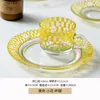 Vinglas i Korean Tulpan Glass Cup Girl Heart Coffee Breakfast Plate High Beauty Afternoon Tea