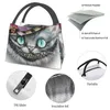 cheshires Cat Insulated Lunch Bag for Women Resuable Funny Cooler Thermal Lunch Box Office Picnic Travel D1qZ#