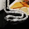 Chains URMYLADY 925 Sterling Silver Charm Chain 20 Inch Simple Necklace For Man Women Fashion Wedding Party Jewelry