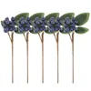 Decorative Flowers 5 Pcs Artificial Berry Cuttings Branch Decoration Decorate Christmas Ornament Foam Decorations