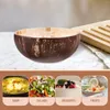 Bowls Vanity Decor Multi-function Coconuts Bowl Fruit Key Salad Shell For Entryway Table Kitchen Storage Rice