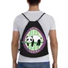 Özel Panda Bugün Değil Eğitim için Çantalar Yoga Sırt Çantaları Kadın Erkekler Kawaii Hayvan Spor Spor Salonu Sackpack 458Q#