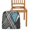 Cadeira cobre assento slipcover capa à prova de poeira lavável proteção escritório almofada elástica decoração do feriado