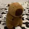 Capybara Plush Simulation Capibara anime Fluffty Toy Kawaii Plushie Cute دمية محشو بالحيوانات اللينة دمية أفخم هدية طفل 240328