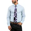 Bow Ties Purple Spotted Leopard Tied Druku