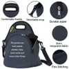 Sac à lunch portable Design Handheld Design Strg Insulati Performance grande capacité pliable pliable facile à nettoyer le sac à lunch Campus D6EU #