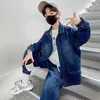 Clothing Sets 2-11Y Korean Teenagers Boy Outfit Set Casual Denim Two Pieces For Boys Baby Suit Jacket Pant 2pcs Kids Clothes