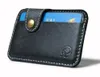 Винтажный мужской держатель для кредитных карт из коровьей кожи Простой чехол для кредитных карт для защиты кредитных карт Тонкий чехол для карт Porte Carte l23s #