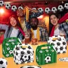 Gift Wrap 4/12pcs Football&Soccer Theme Candy Box Popcorn Happy Birthday Party Supply Bags Kids Favors Disposable Package