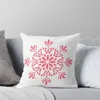 Copridivano a 2/4 cuscini rosa con fiocchi di neve di Natale S per forniture decorative