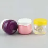 Lagringsflaskor Portable Acrylic Fruit Form Makeup Tool Accessories 10g Face Cream Jar Cosmetics Container Refillerbar Lotion Bottle