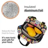 mexican Sugar Skull Day Of The Dead Art Insulated Lunch Bags Women Resuable Thermal Cooler Food Lunch Box Outdoor Cam Travel x5xY#