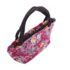 Sac à bandoulière pour femmes à imprimé floral, sac de magasin pour dames de grande capacité, sac à main de voyage écologique réutilisable, sac de livre pour écolier D8RO #