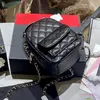 Designer bag 24C Caviar Cowhide Mini Backpack Retro Diamond Chain hand held Crossbody bag Mini schoolbag Lychee pattern Mini Handbags for Women 18cm
