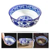 Bowls Blue And White Porcelain Bowl Kitchen Wares Noodle Ramen For Porridge Soup Be Elegant Ceramic Ceramics Noodles Graceless