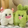 Portachiavi Kawaii Snow Monster morbido peluche ciondolo bambini simpatico topo ragazze borsa da scuola bambola per regali di anno