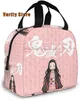 sac à lunch anime mignon fille tote tote farine sac réutilisable isolée portable bac à lunch anime pour femmes mens garçon fille de travail école picnine 37v9 #