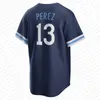 Custom 7 Bobby Witt Jr. Baseball Jersey Bo Jackson George Brett Salvador Perez Royals MJ Melendez Pasquantino Brady Singer Kansases City Michael Wacha Josh Taylor