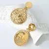 ZEADear – ensemble de collier et boucles d'oreilles dorés de dubaï, bague de luxe en Zircon, chaîne africaine, bijoux de mariage à la mode