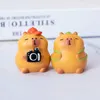 Anime Capybara Blind Box Simulation Capibara Action Figures Doll Barn födelsedag julklapp 240325