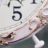 Tischuhren Europäische Holzuhr Wohnzimmer Schlafzimmer Schreibtisch Retro Kreative Sitzende Ornamente Große Einfache Desktop-Uhr